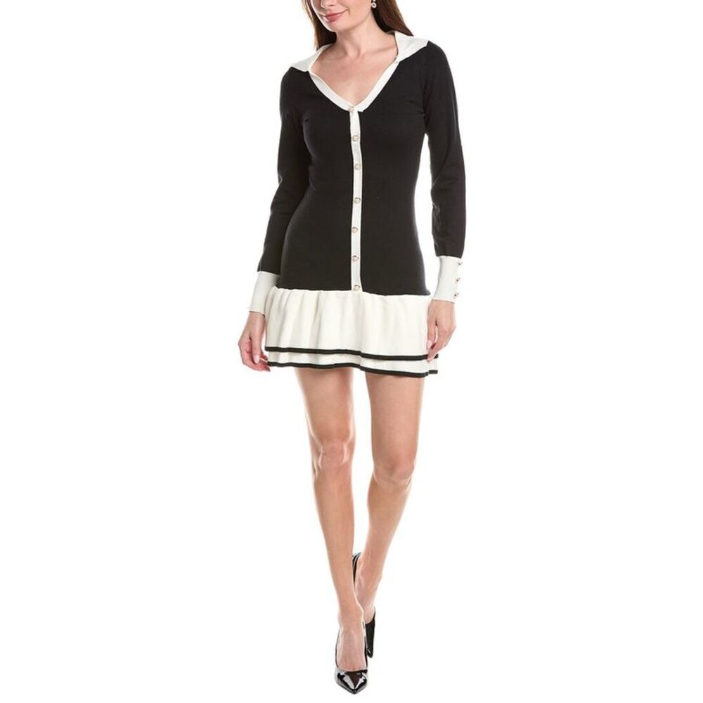 & Rouge Womens  Mini Dress, Black